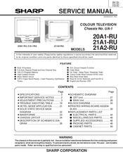 Sharp 21A2-RU Service Manual
