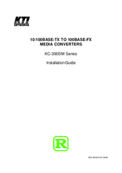 KTI KC-300DM series Installation Manual