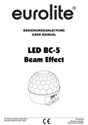 EuroLite LED BC-5 User Manual
