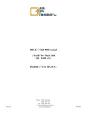 Olson Technology OTLT 3000 Instruction Manual