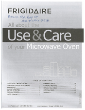Frigidaire CFMV1647SA Use & Care Manual