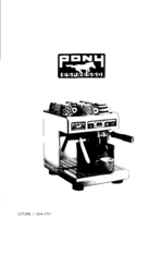 Pony Espresso Pony 100 Owner's Manual