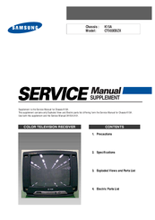 Samsung CT503EBZX Service Manual Supplement