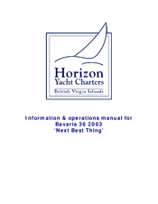 Bavaria 36 2003 Information & Operation Manual