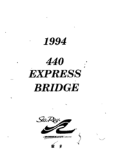 Sea Ray 440 Express Bridge Manual