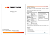 Premier PC-1016D Instruction Manual