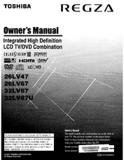 TOSHIBA REGZA 26LV47 Owner's Manual