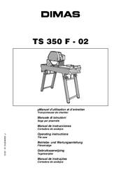 Dimas TS 350 F - 02 Operating Instructions Manual