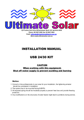 Ultimate Solar USB 24 Installation Manual