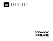 JBL Synthesis SDEC-3500 Owner's Manual
