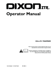 Dixon Ultra 52 Operator's Manual