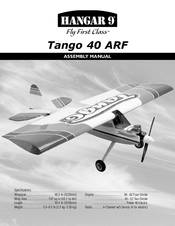 Hangar 9 Tango 40 ARF Assembly Manual