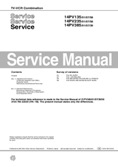 Philips 14PV258 Service Manual