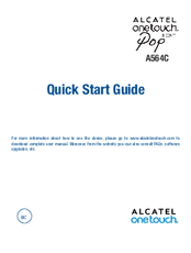 Alcatel Pop icon A564C Quick Start Manual
