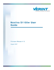Verint Nextiva S1100w User Manual