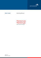 Spheros Thermo E 320 Workshop Manual