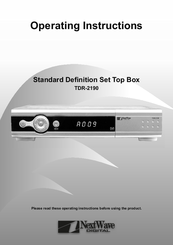NextWave Digital TDR-2190 Operating Instructions Manual