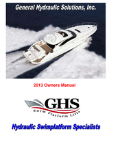 GENERAL HYDRAULIC SOLUTIONS 2013 Owner's Manual