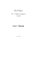 LifeView FlyVideo series User Manual