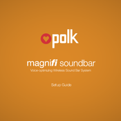 Polk Audio magnifi soundbar Setup Manual