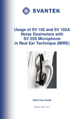 Svantek SV 25S Short User Manual