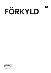 IKEA Forkuld User Manual