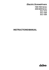 delvo DLC 1510 Instruction Manual