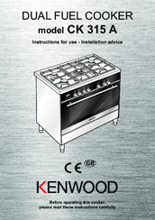 Kenwood CK 315 A Instructions For Use - Installation Advice