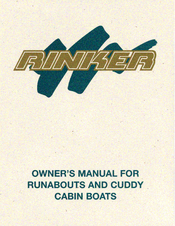Rinker Runabouts Owner's Manual