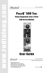 Radial Engineering PhaseQ 500 User Manual