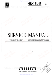 Aiwa NSX-BL13 Service Manual