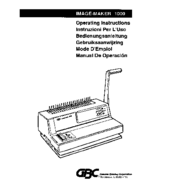 Gbc Image-maker 1000 Operating Instructions Manual