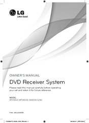 LG HT355SD Owner's Manual