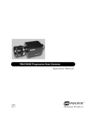 Pulnix TM-6740GE Operation Manual