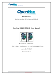 OpenVox DE210P User Manual