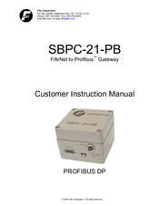 Fife SBPC-21-PB PROFIBUS DP Customer Instruction Manual