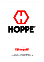 Hoppe SecuSignal Installation And User Manual