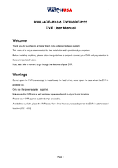 Digital Watch USA DWU-8DE-H55 User Manual