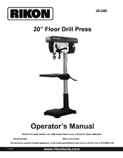 Rikon Power Tools 30-240 Operator's Manual
