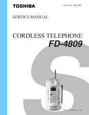 Toshiba FD-4809 Service Manual