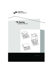Denver Instrument TB-215D Operation Manual