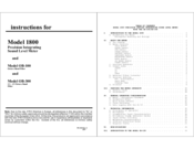 Quest Engineering 1800 Instructions Manual