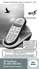 BT Freelance XC 100 Twin User Manual