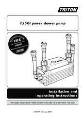 Triton T550i Installation And Operating Instructions Manual