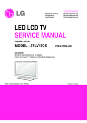 LG 37LV470S Service Manual