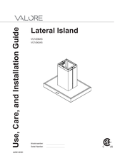 Valore VLT-E42AS Use, Care And Installation Manual