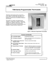 Johnson Controls T500MSP-1 User Manual