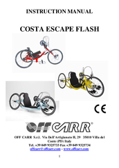OFF CARR COSTA Instruction Manual