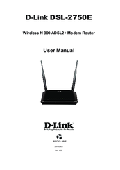 D-Link DSL-2750E User Manual