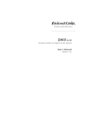 Friend-Chip DMX32 User Manual
